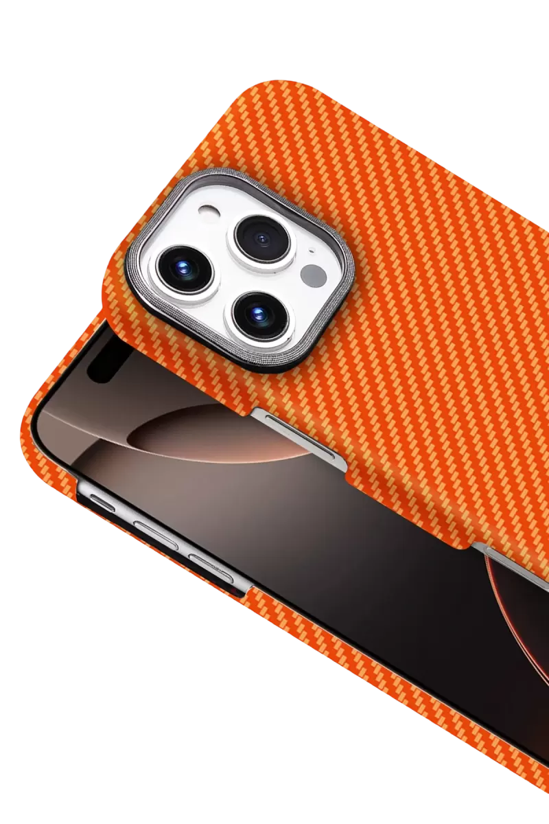 Newface Apple iPhone 16 Pro Max Vega Magsafe Kapak - Sarı