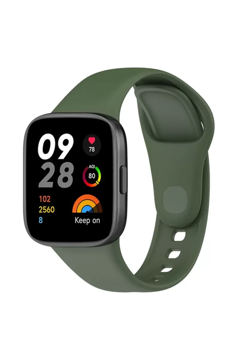 Newface Xiaomi Redmi Watch 3 Klasik Kordon - Haki Yeşil