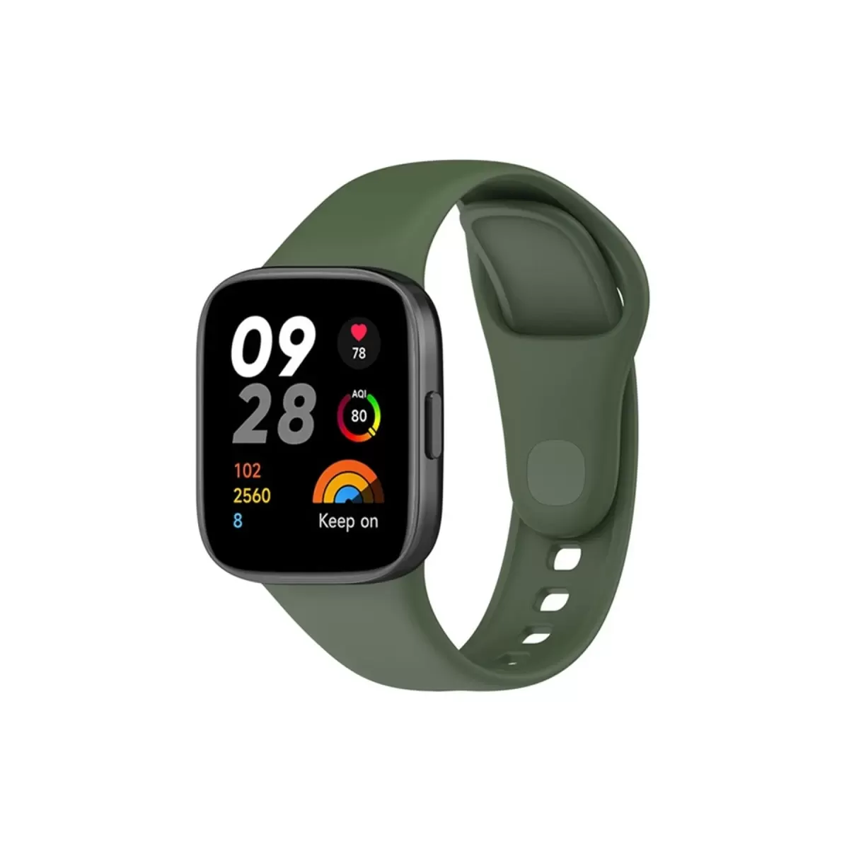 Newface Xiaomi Redmi Watch 3 Klasik Kordon - Haki Yeşil