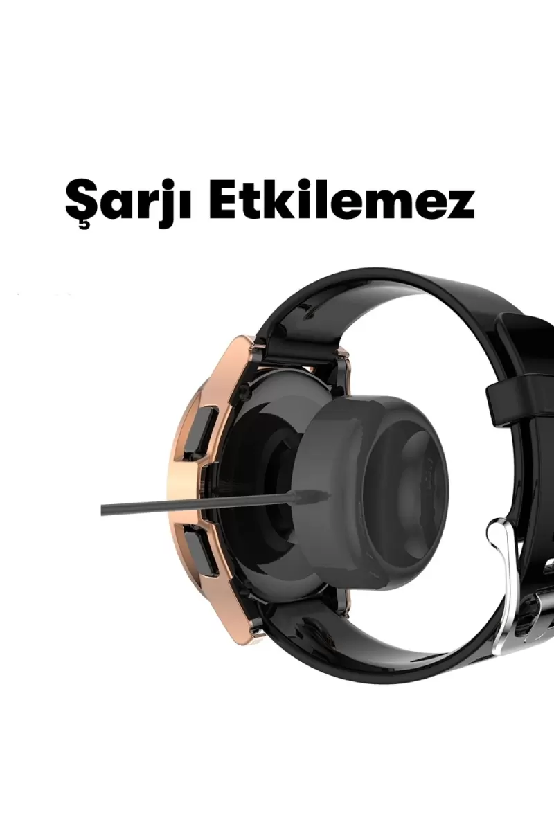 Newface Watch 4 40mm Wall Camlı Kasa Ekran Koruyucu - Koyu Yeşil