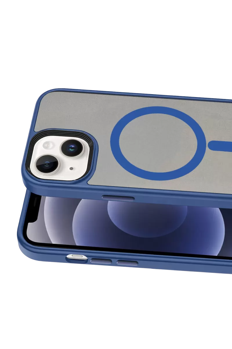 Joko Apple iPhone 14 Megane Magsafe Kapak - Lacivert