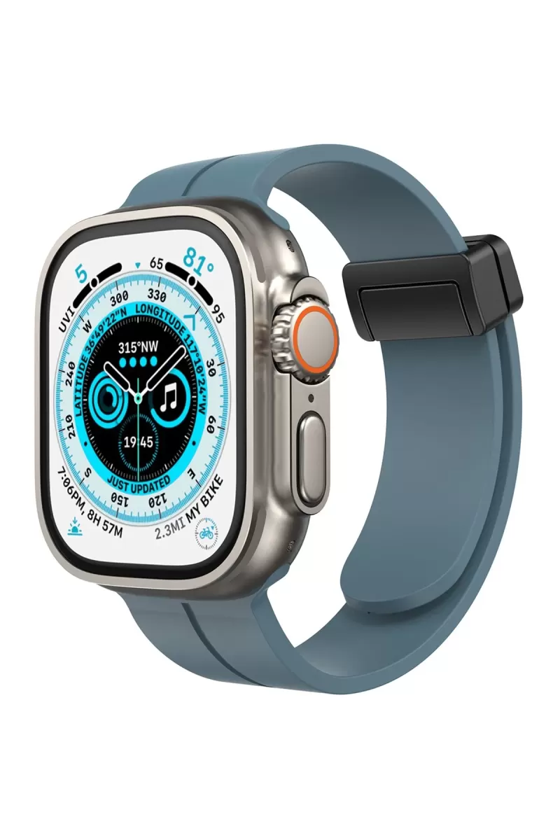 Newface Apple Watch 38mm KR412 Elegance Stylısh Kordon - Mavi
