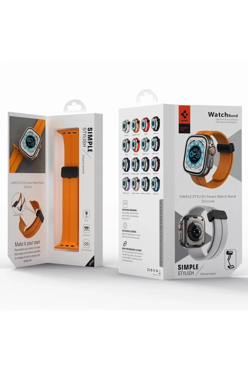Newface Apple Watch 42mm KR412 Elegance Stylısh Kordon - Siyah