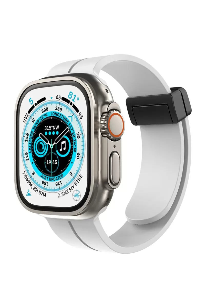 Newface Apple Watch 42mm KR412 Elegance Stylısh Kordon - Beyaz