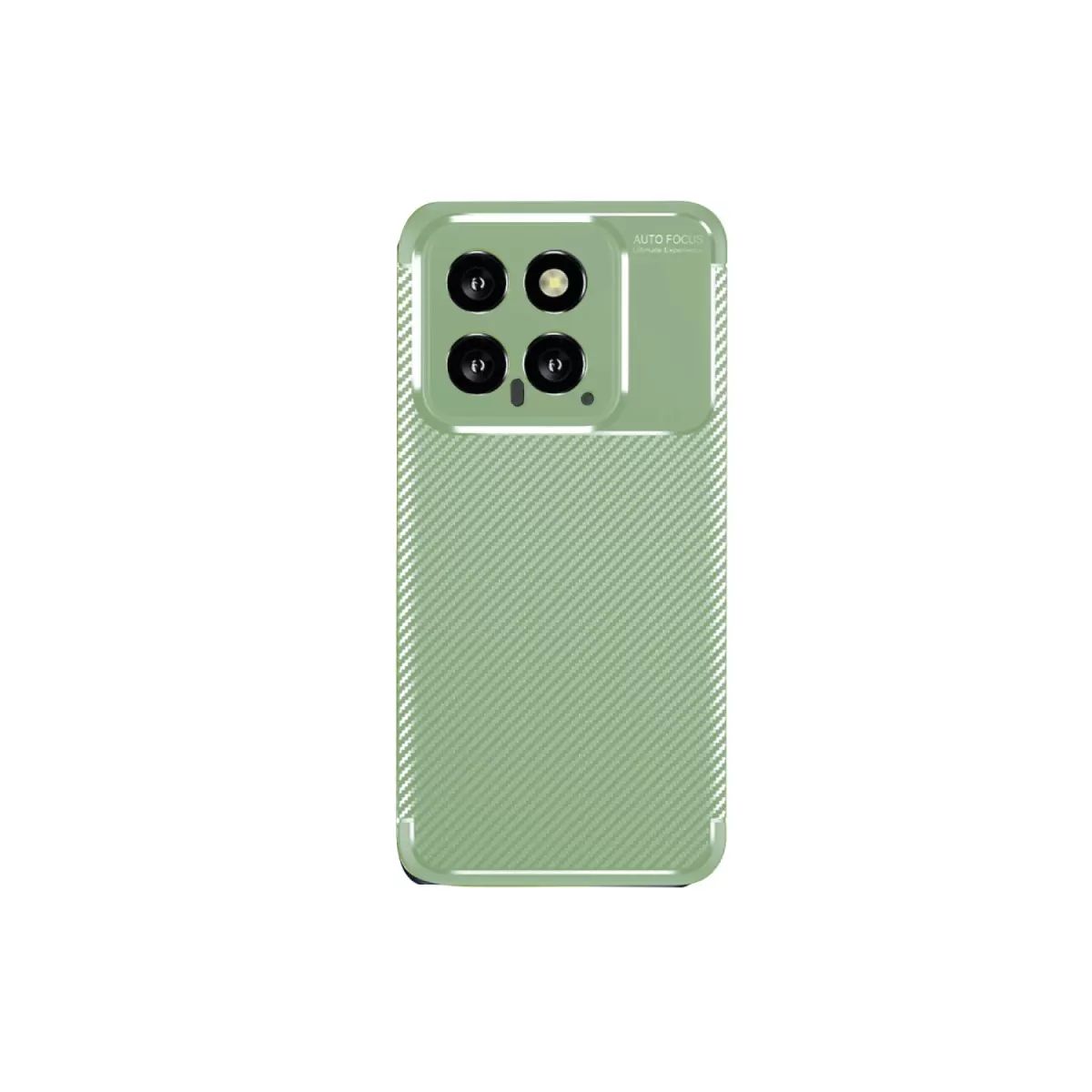 Newface Xiaomi Mi 14T Kılıf Auto Focus Karbon Kapak - Su Yeşili