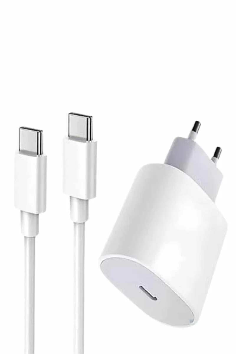 Type-C Hızlı Şarj Özellikli Cihazı USB-C Kablo Dahil