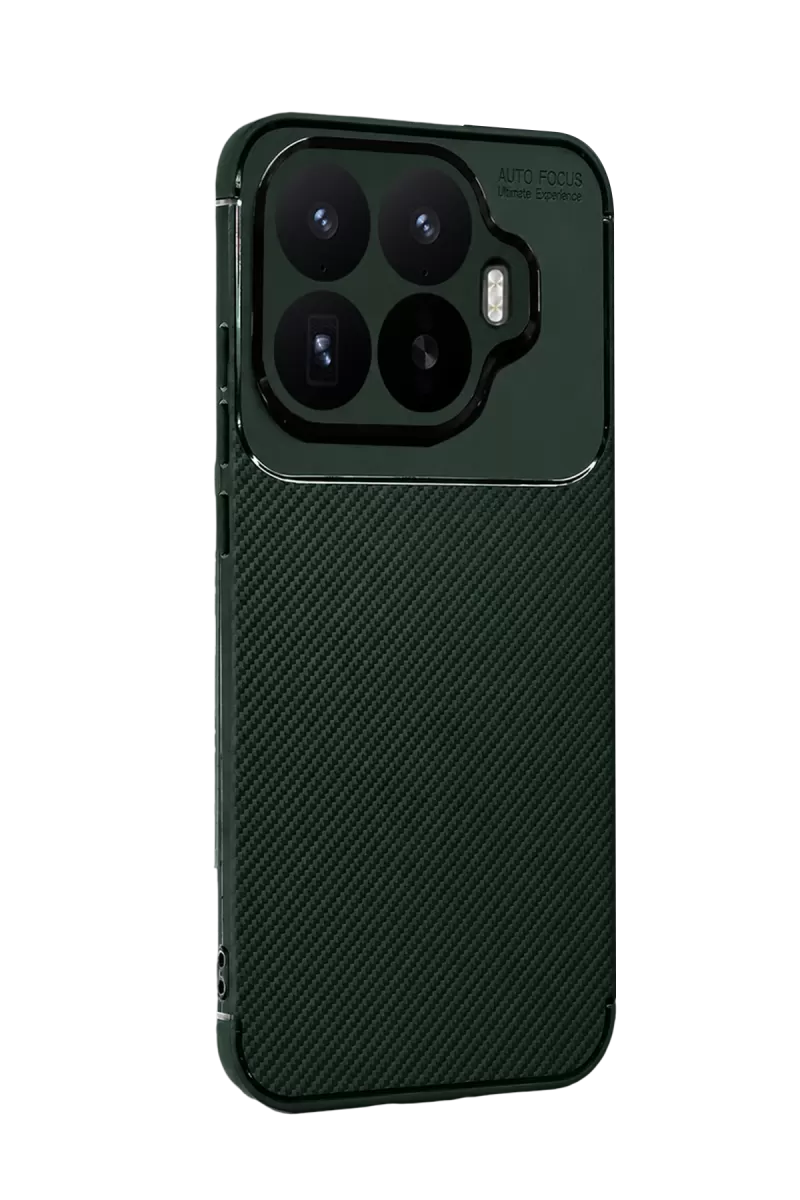 Newface Xiaomi Mi 17T Auto Focus Karbon Kapak - Koyu Yeşil