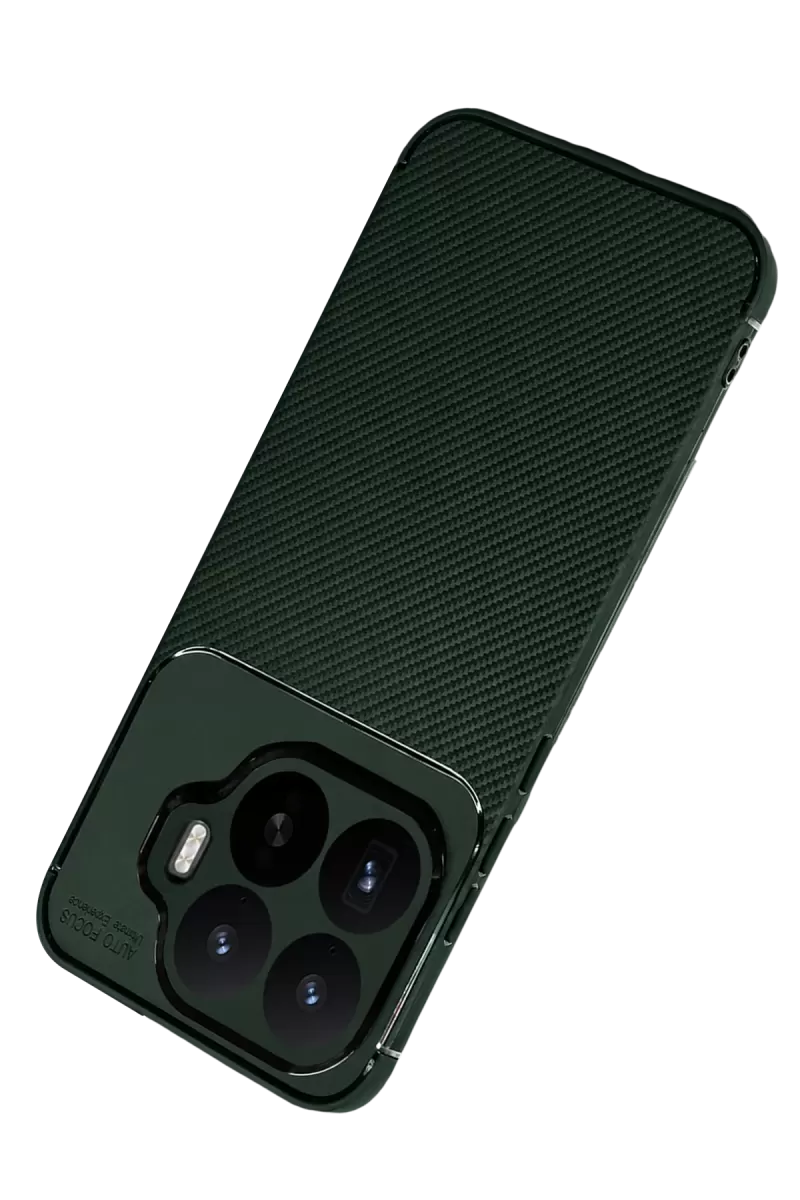 Newface Xiaomi Mi 17T Auto Focus Karbon Kapak - Koyu Yeşil