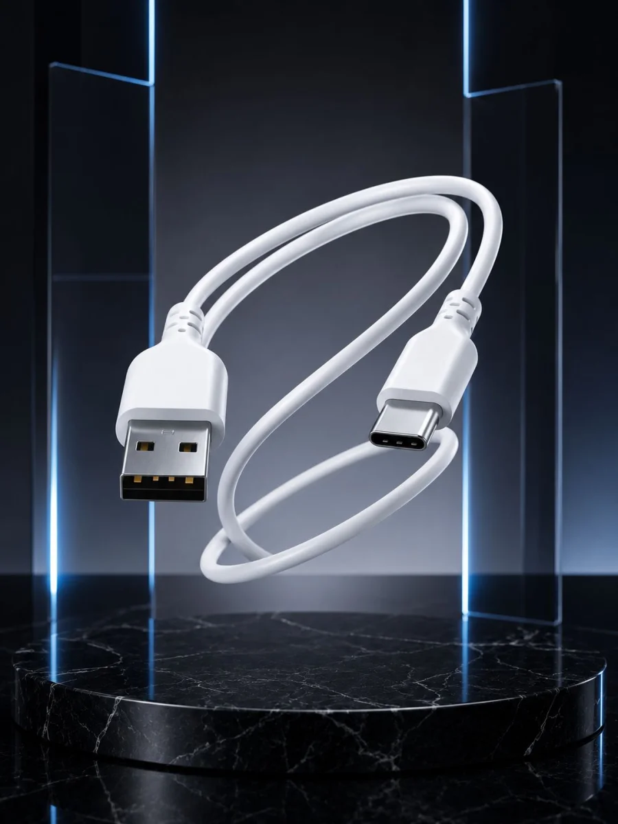 USB-A to Type-C Şarj Kablosu 2 Metre Uzun Kablo