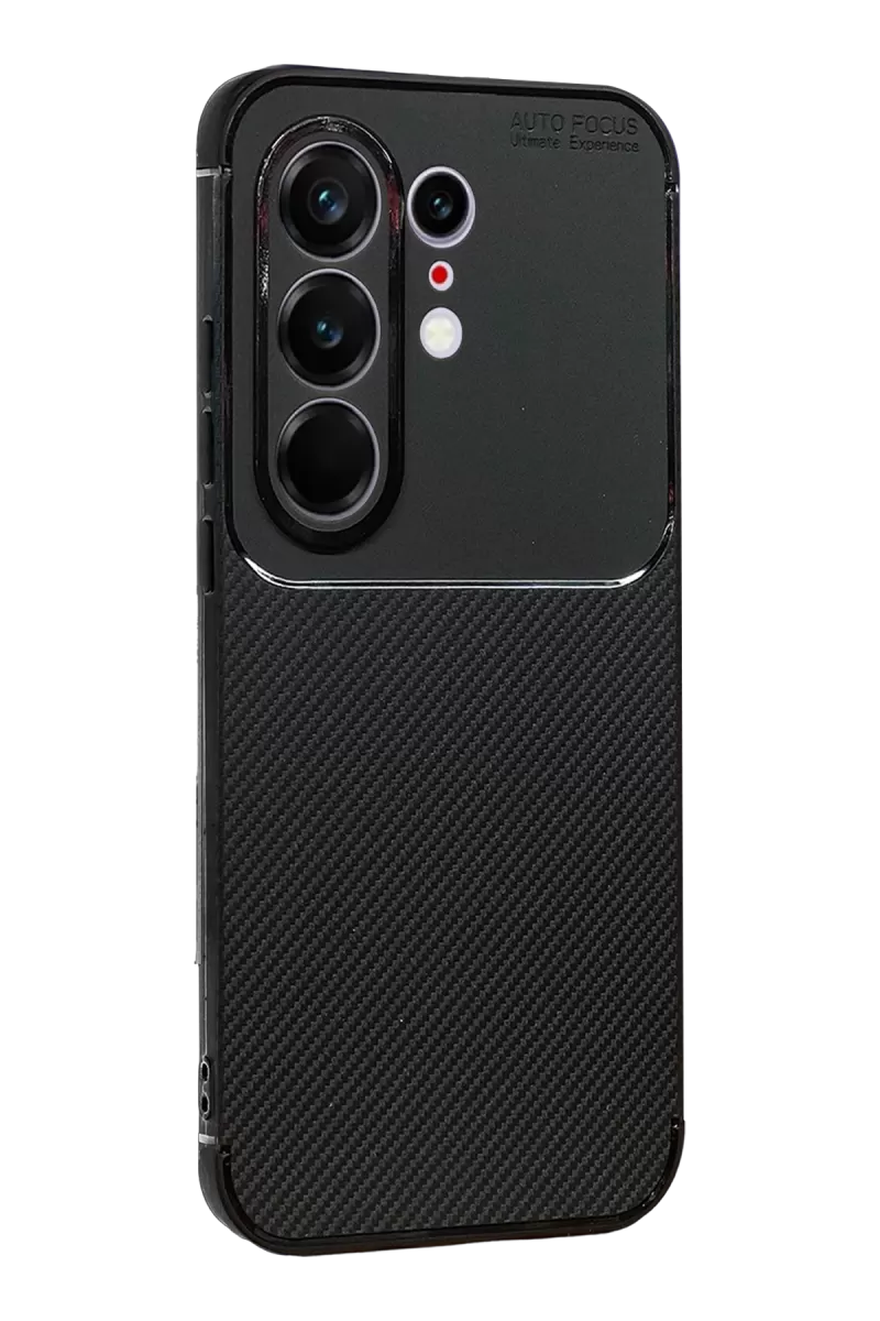 Newface Tecno Camon 50 Pro 5G Auto Focus Karbon Kapak - Siyah