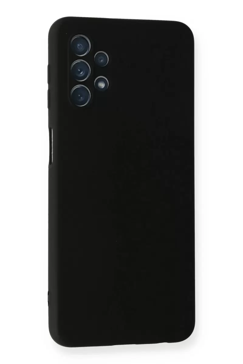 Newface Samsung Galaxy A52 Kılıf Nano içi Kadife Silikon - Siyah