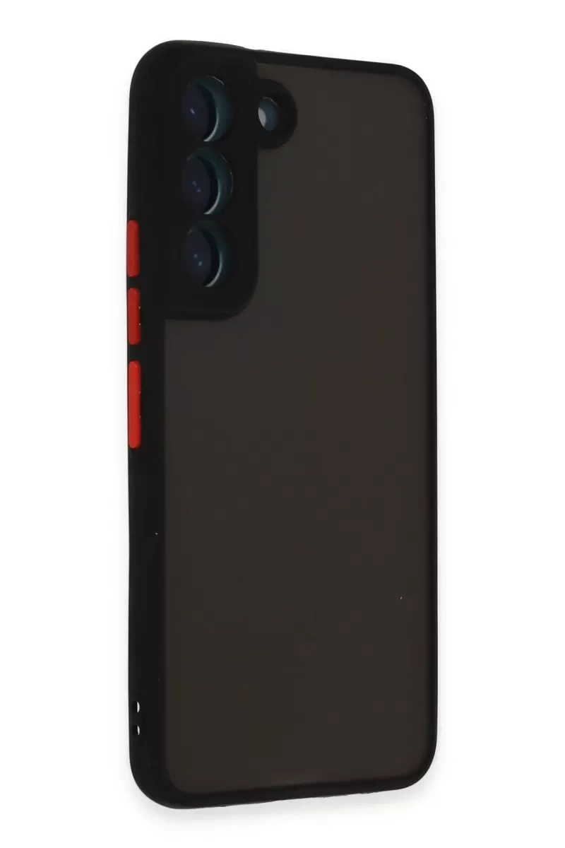Newface Samsung Galaxy S22 Kılıf Montreal Silikon Kapak - Siyah