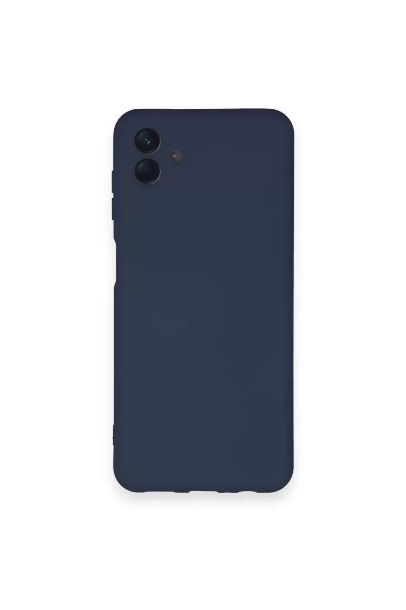 Newface Samsung Galaxy A04 Kılıf Nano içi Kadife Silikon - Lacivert