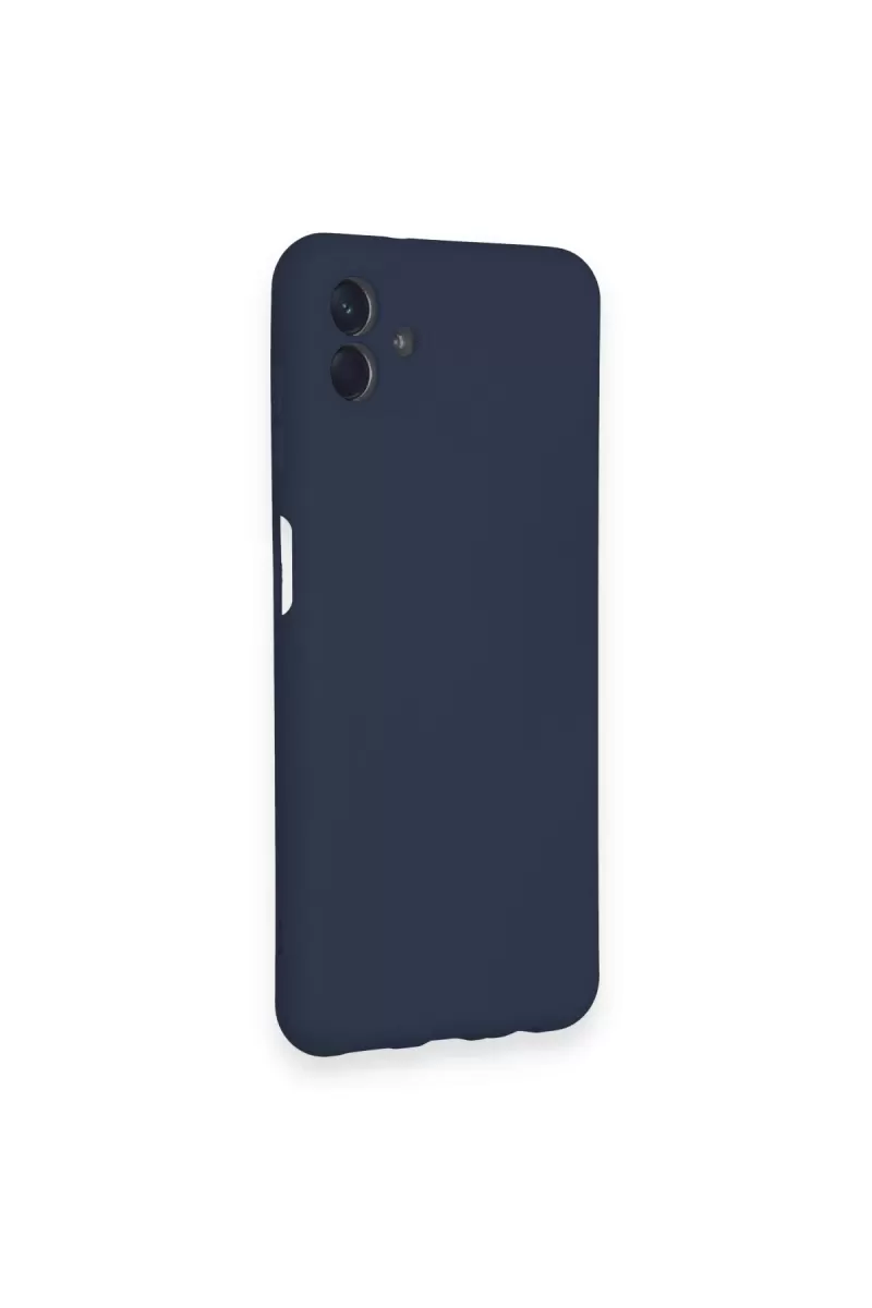 Newface Samsung Galaxy A04 Kılıf Nano içi Kadife Silikon - Lacivert