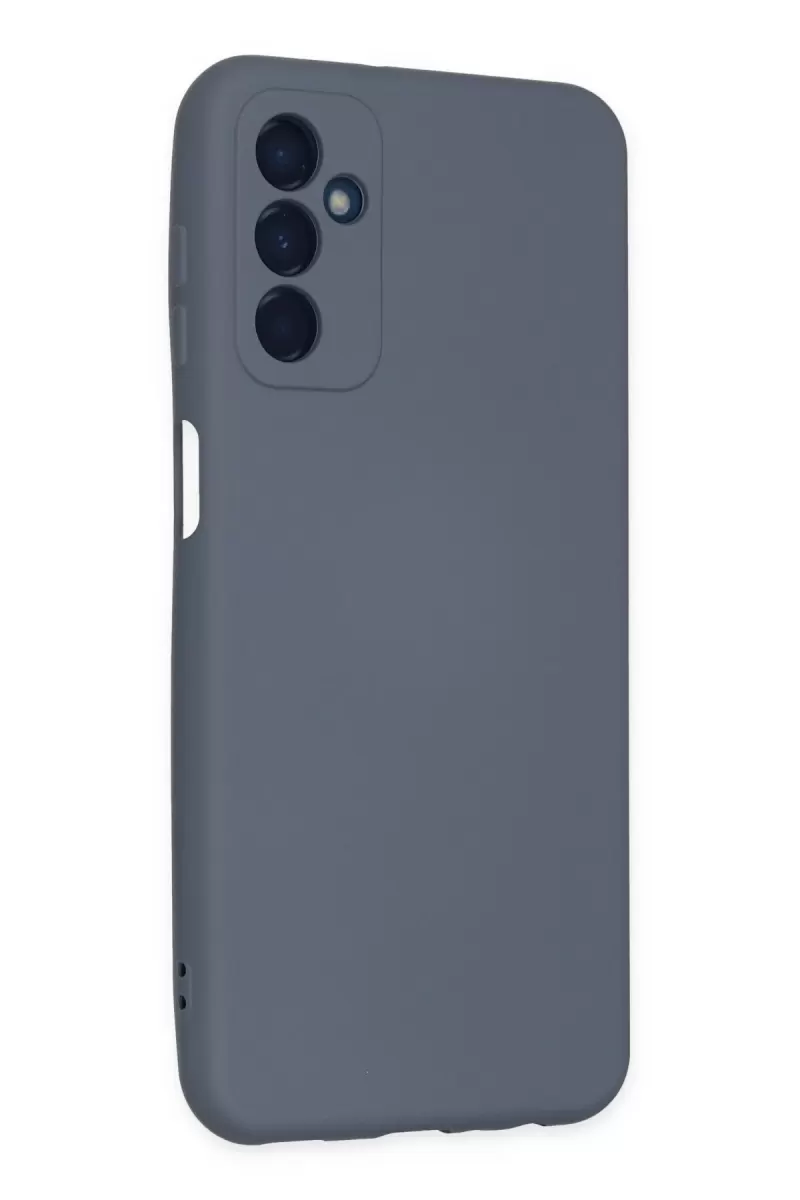 Newface Samsung Galaxy M23 Kılıf Nano içi Kadife Silikon - Gri