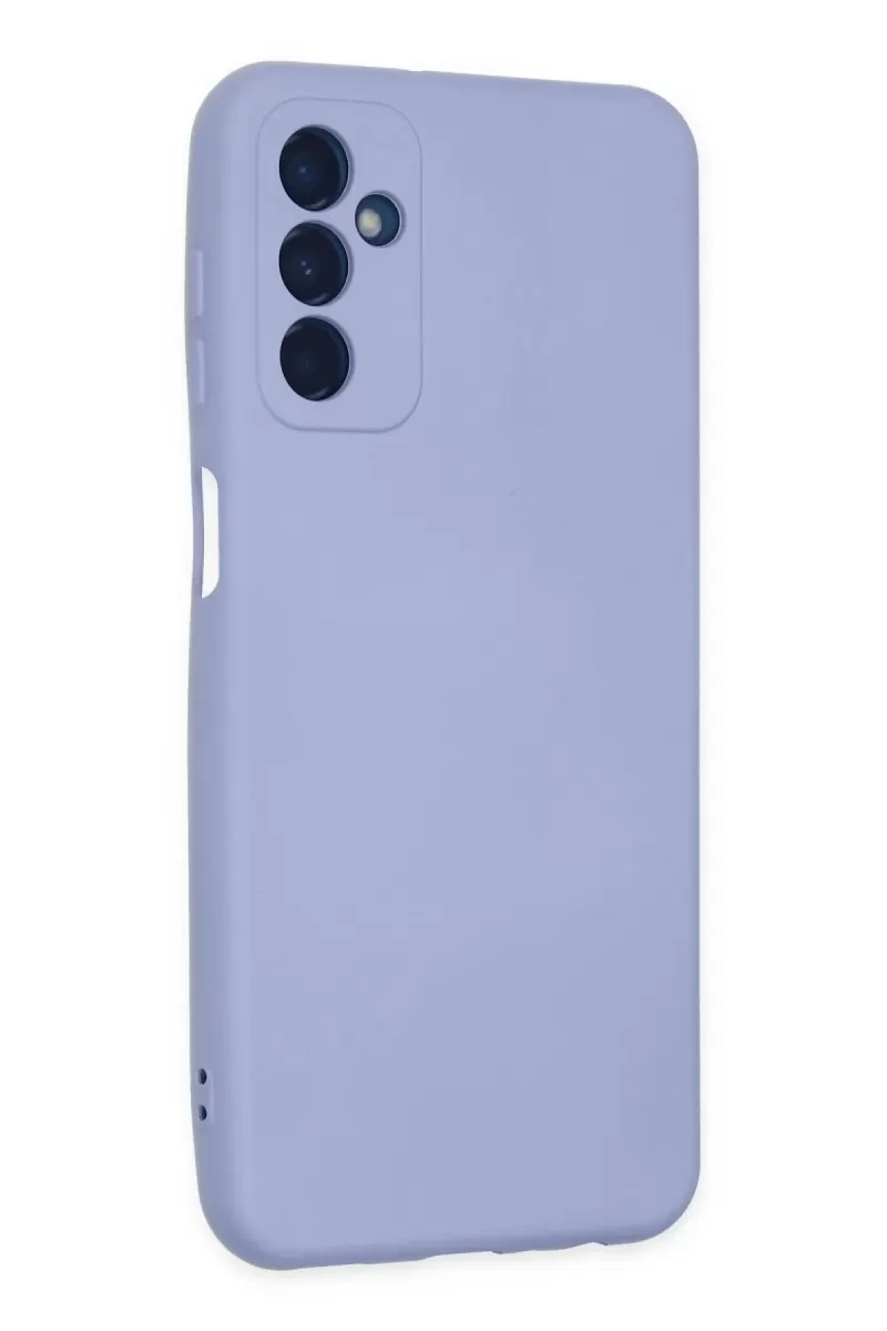 Newface Samsung Galaxy M23 Kılıf Nano içi Kadife Silikon - Lila