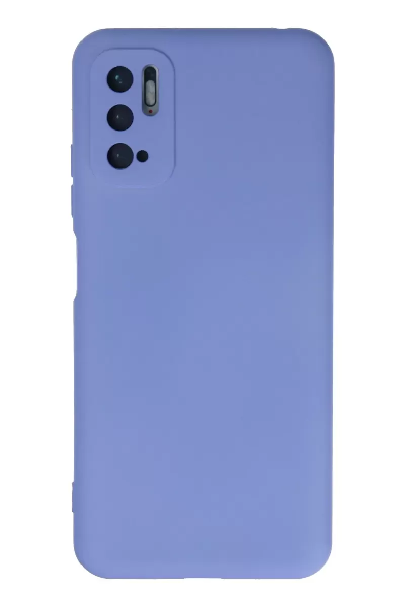 Newface Xiaomi Redmi Note 10 5G Kılıf Nano içi Kadife Silikon - Lila