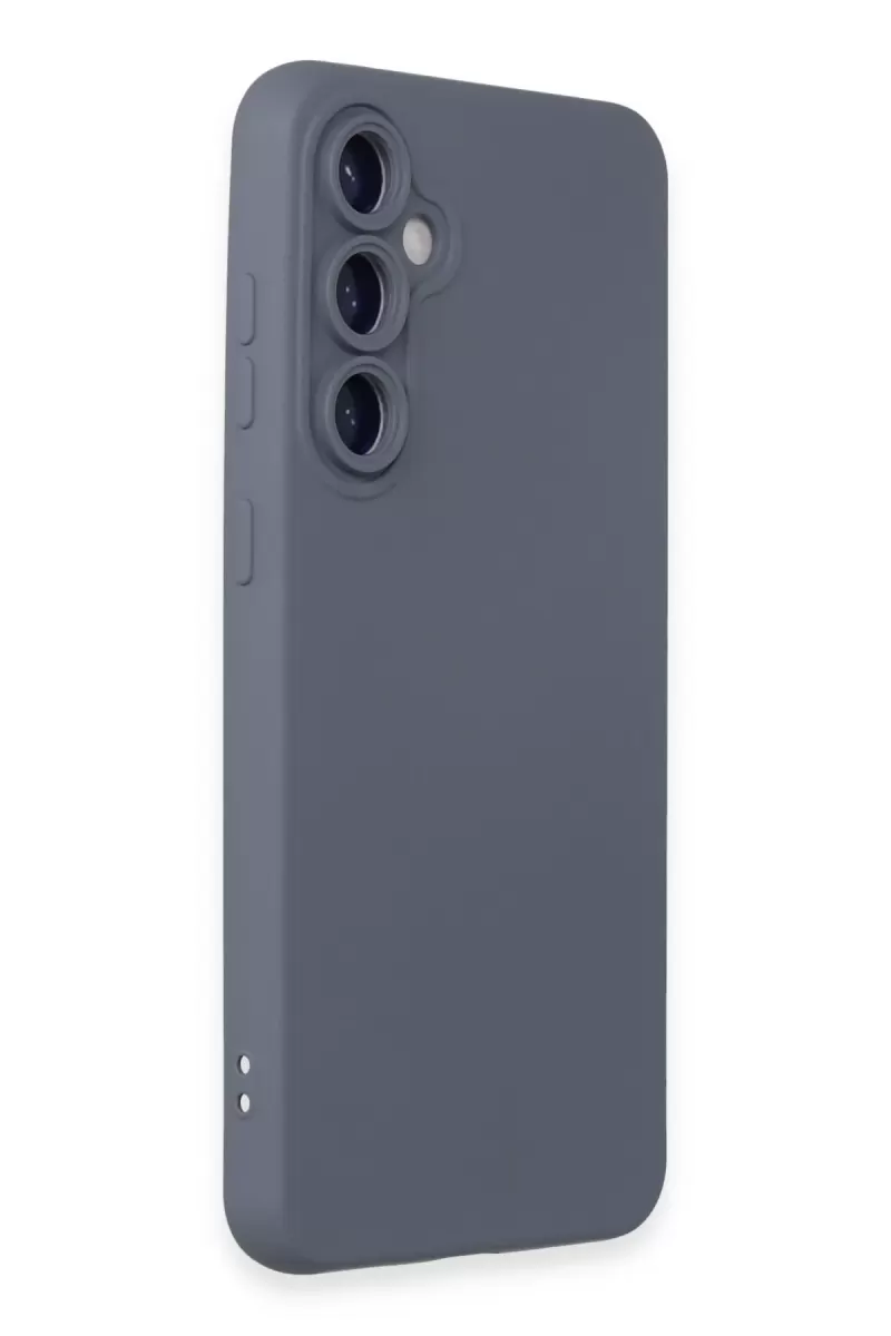 Newface Samsung Galaxy S23 FE Kılıf Nano içi Kadife Silikon - Gri