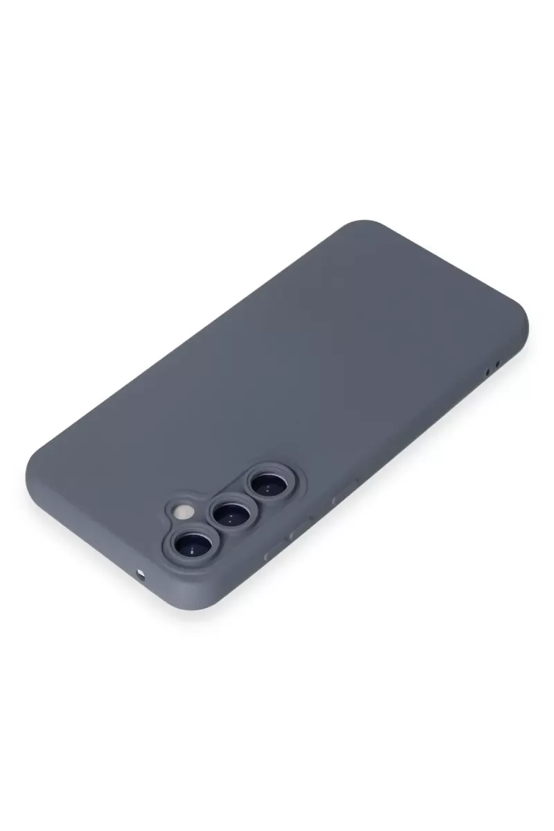 Newface Samsung Galaxy S23 FE Kılıf Nano içi Kadife Silikon - Gri