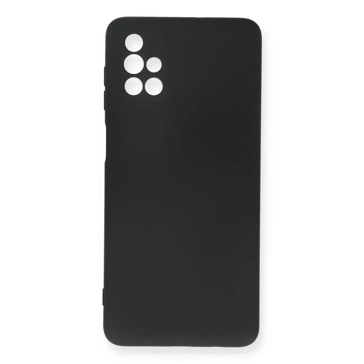 Newface Samsung Galaxy M51 Kılıf Nano içi Kadife Silikon - Siyah