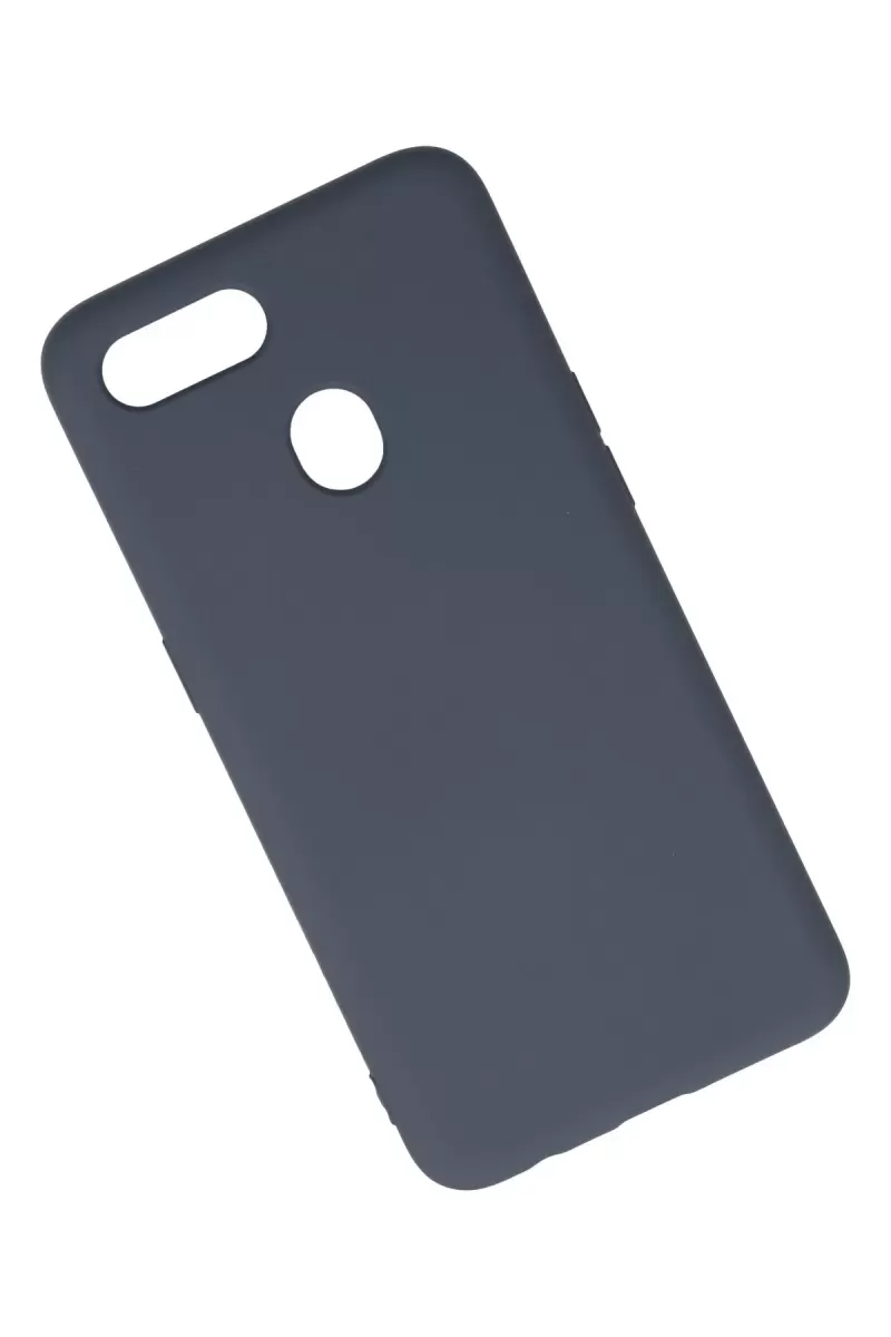 Newface Oppo A12 Kılıf Nano içi Kadife Silikon - Gri
