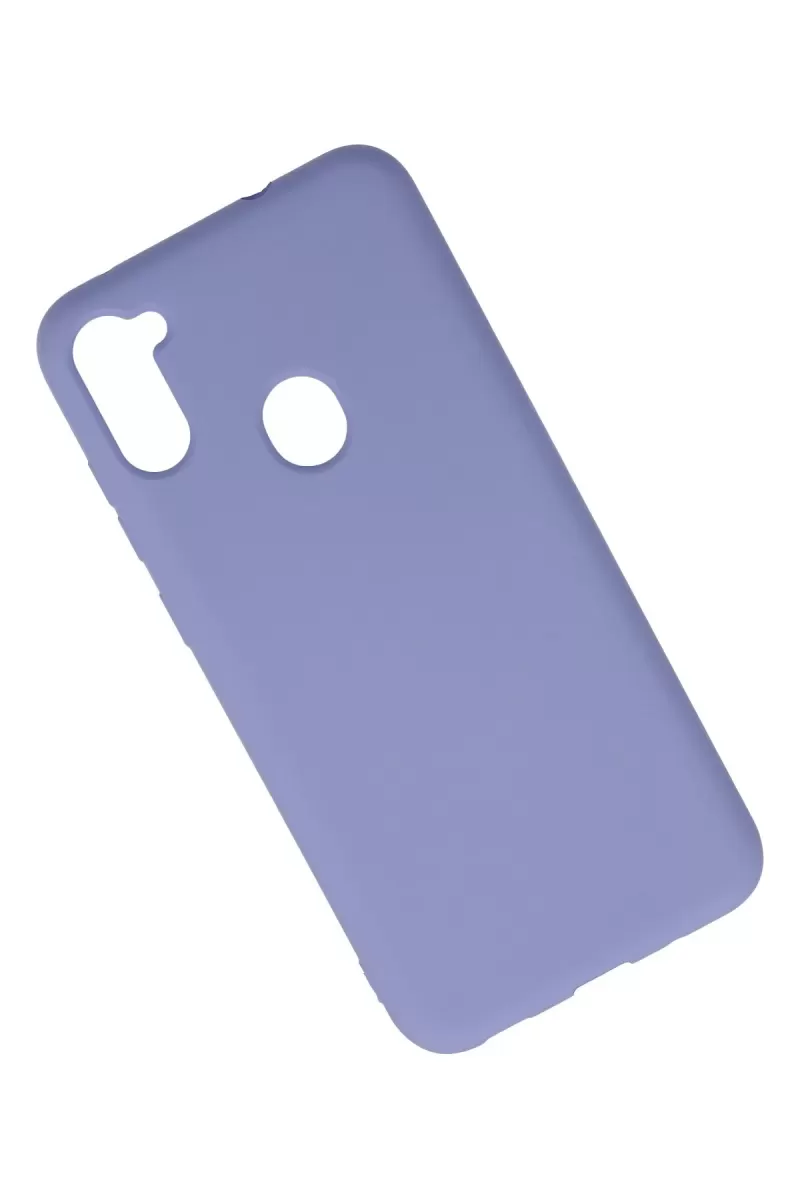 Newface Samsung Galaxy A11 Kılıf Nano içi Kadife Silikon - Lila