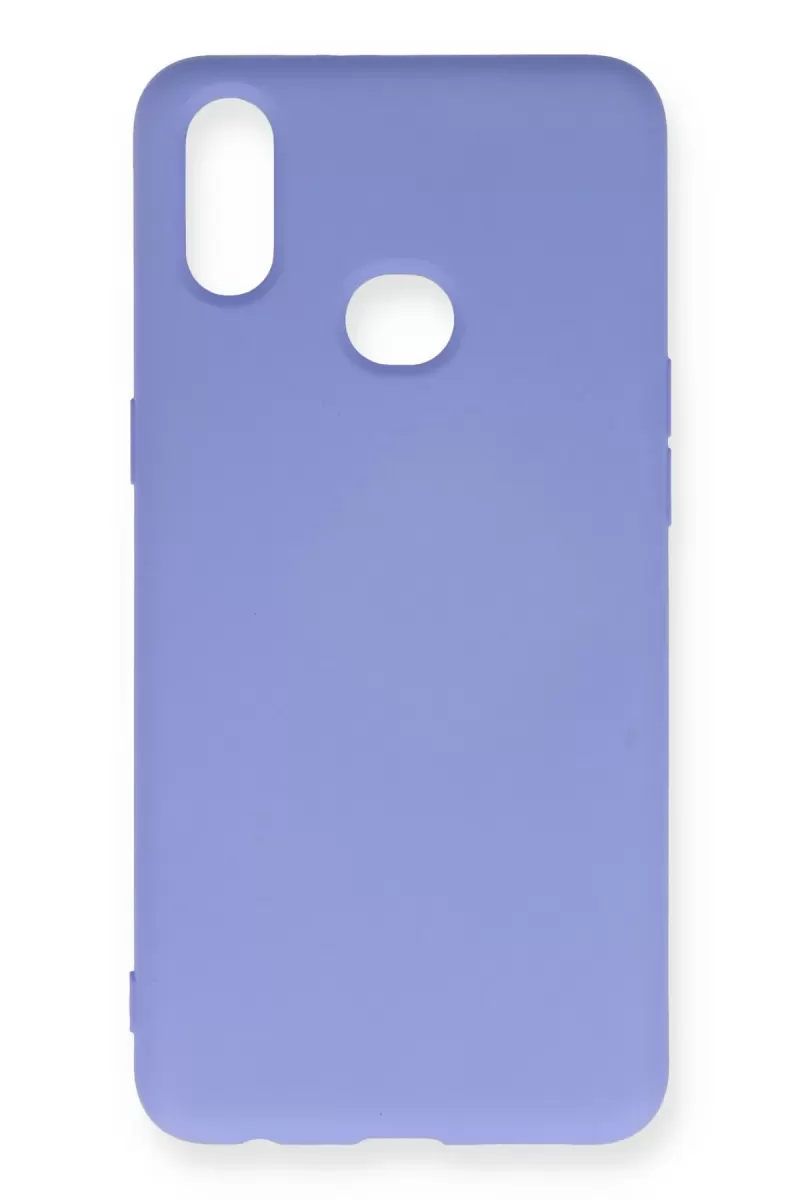Newface Samsung Galaxy A10S Kılıf Nano içi Kadife Silikon - Lila