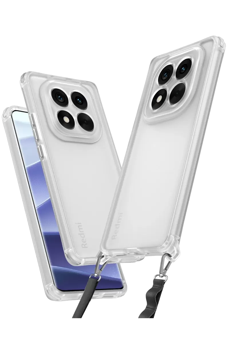 Newface Xiaomi Redmi Note 14 Pro Plus Kılıf Penta Silikon Kılıf - Şeffaf