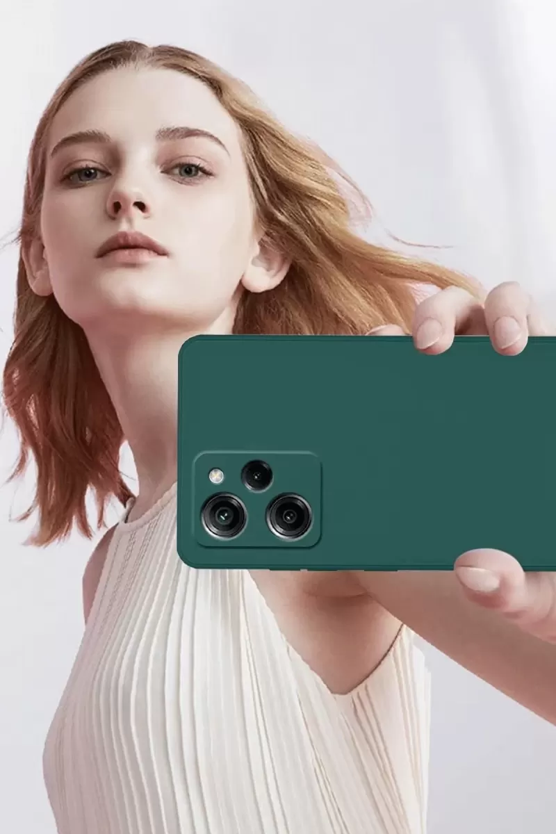 Newface Xiaomi Poco X5 Pro 5G Nano içi Kadife Silikon - Siyah