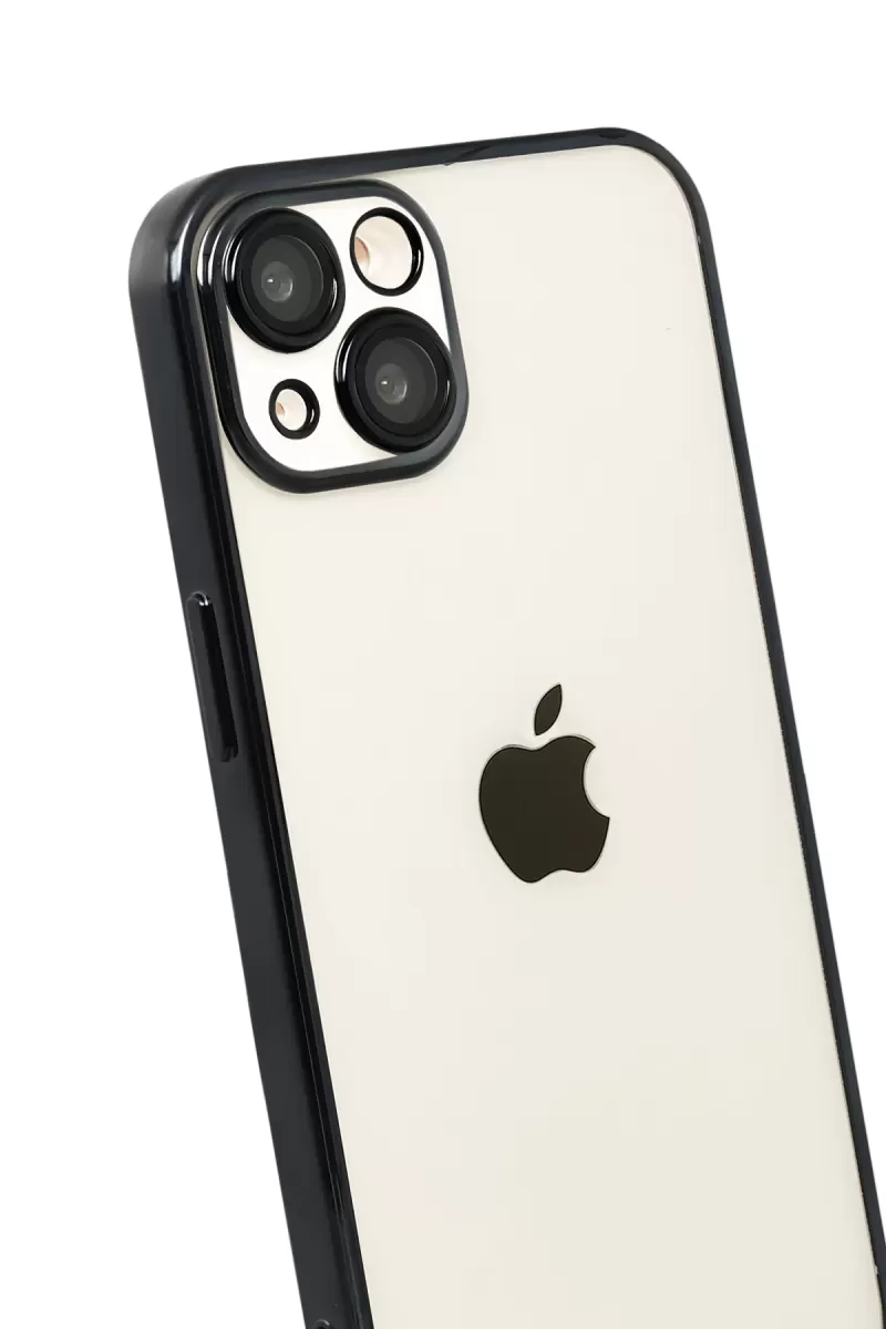 Newface Apple iPhone 15 Razer Lensli Silikon - Siyah