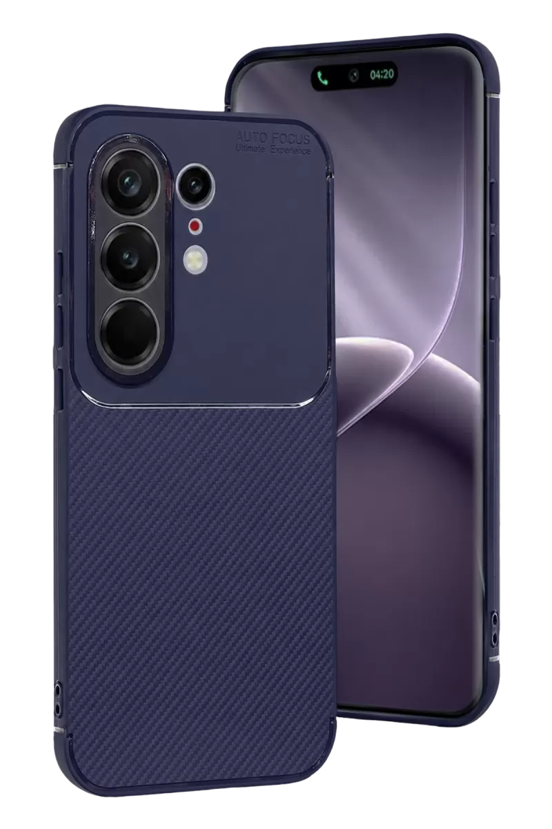 Newface Tecno Camon 50 Pro 5G Auto Focus Karbon Kapak - Lacivert