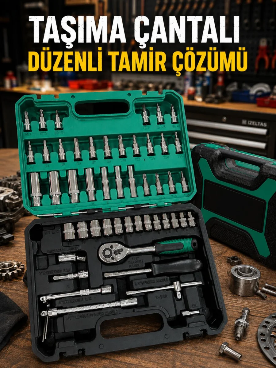 53 Parça Çok Amaçlı Lokma Anahtar Seti