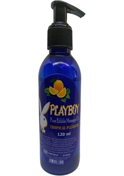 PLAYBOY PURE EDIBLE MASSAGE OIL PORTAKALLI MASAJ YAĞI 120ML