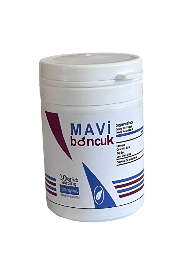 MAVI BONCUK CAPS