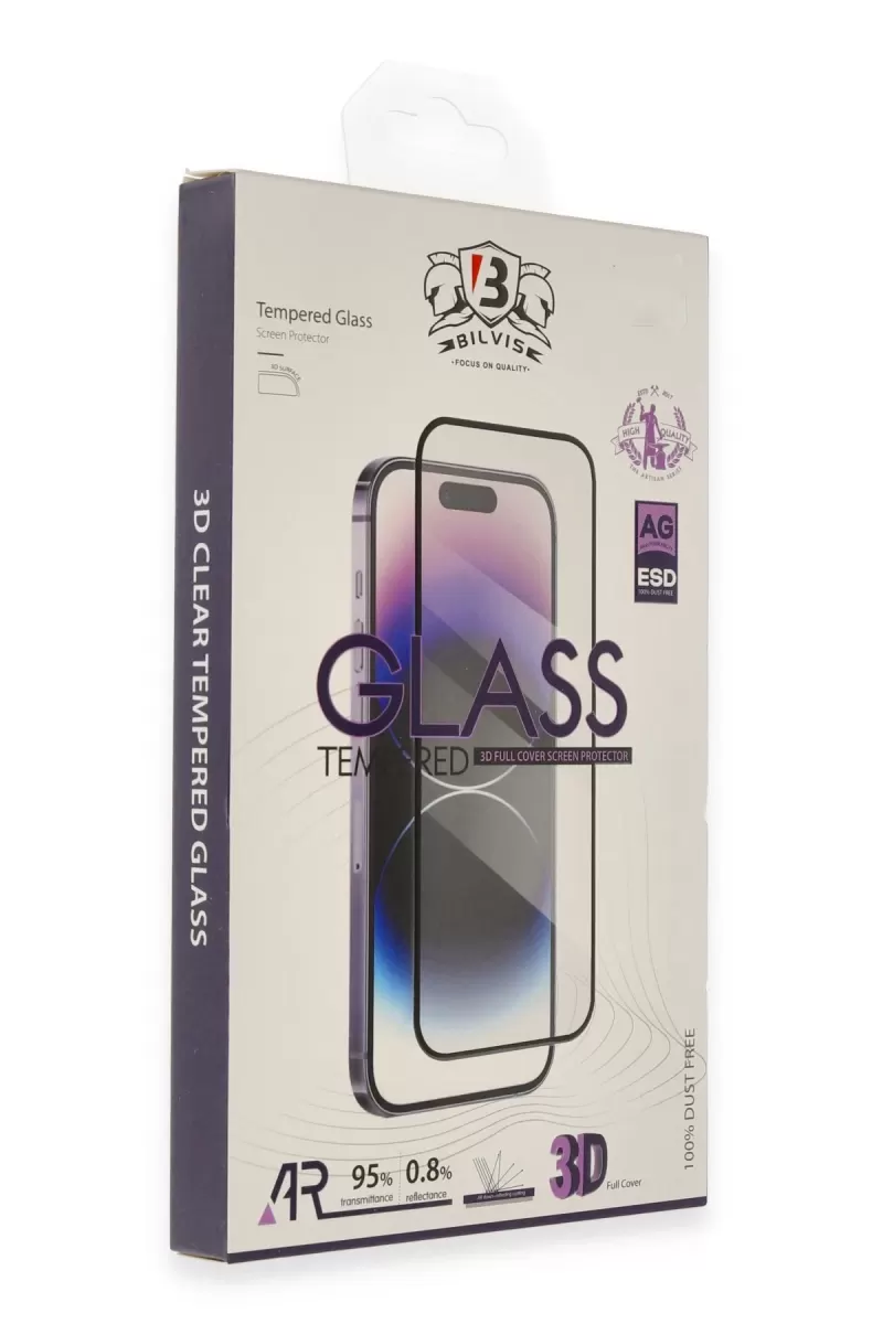 Newface Apple iPhone 15 Pro Max Bilvis 3D Cam Ekran Koruyucu