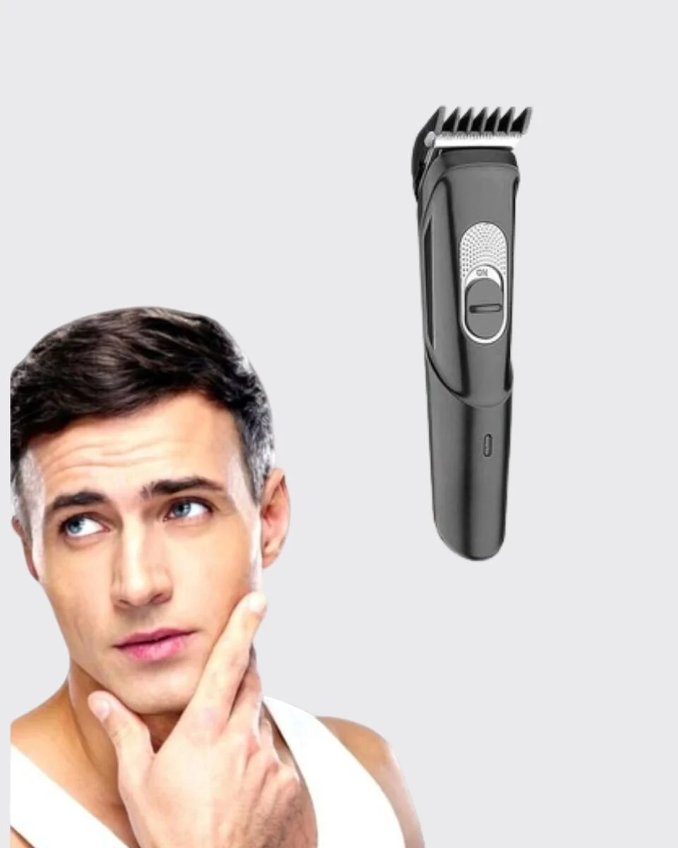 Taşınabilir Şarjlı Saç Sakal Tıraş Makinesi – 3 Taraklı Sessiz ve Ergonomik