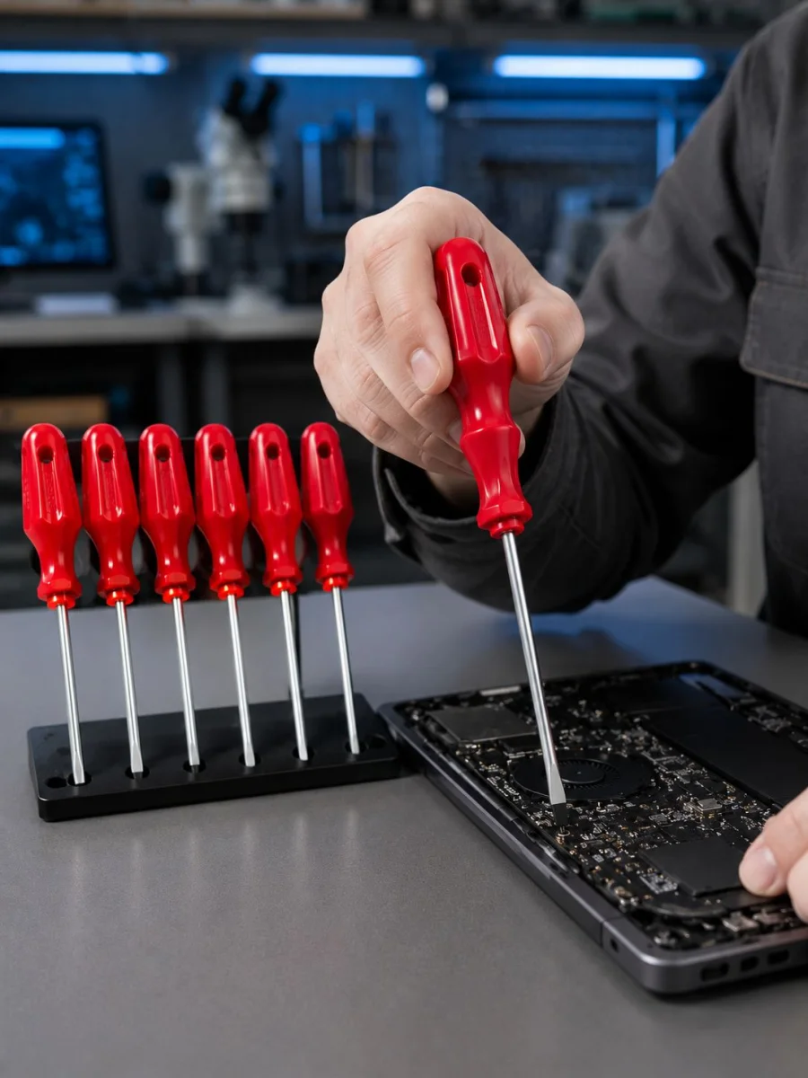 7 Parça Tornavida Seti Manyetik Uç Ergonomik Sap