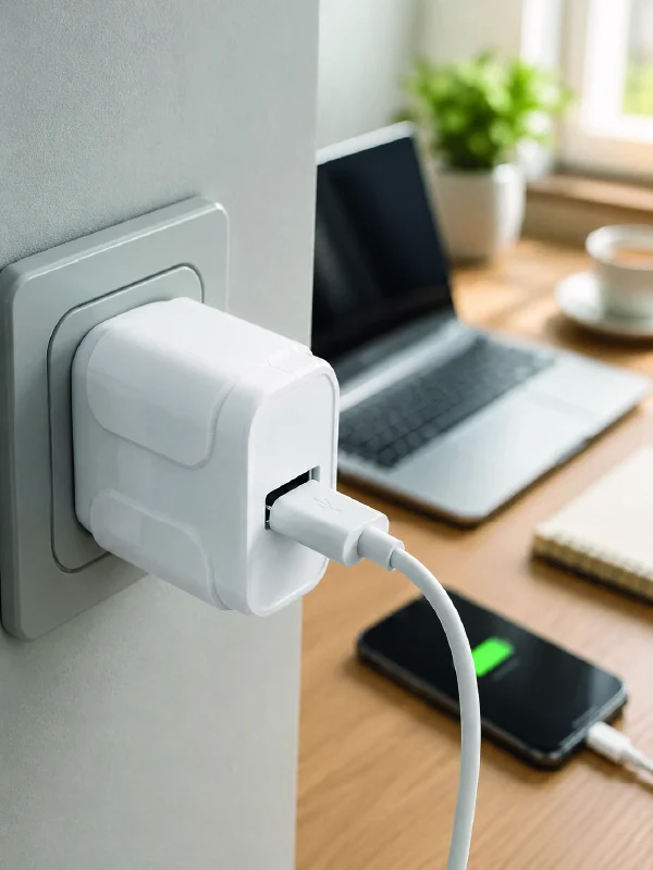 12W USB Şarj Adaptörü Ev ve Ofis Kullanımına Uygun