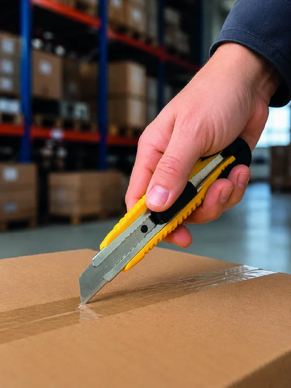 Metal Gövdeli 5’li Falçata Seti Profesyonel Maket Bıçağı Karton Koli Kesici