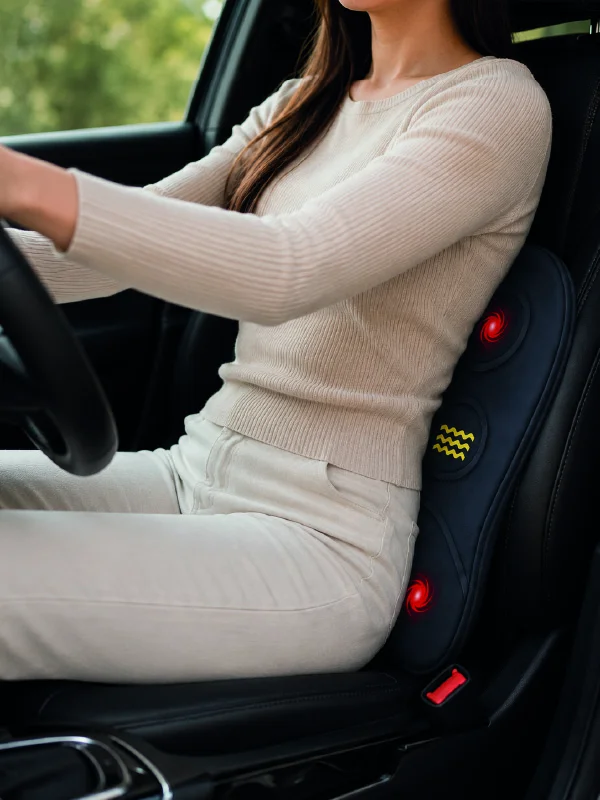 Titreşimli Isıtmalı Sırt ve Bel Masaj Minderi Ergonomik Tasarım