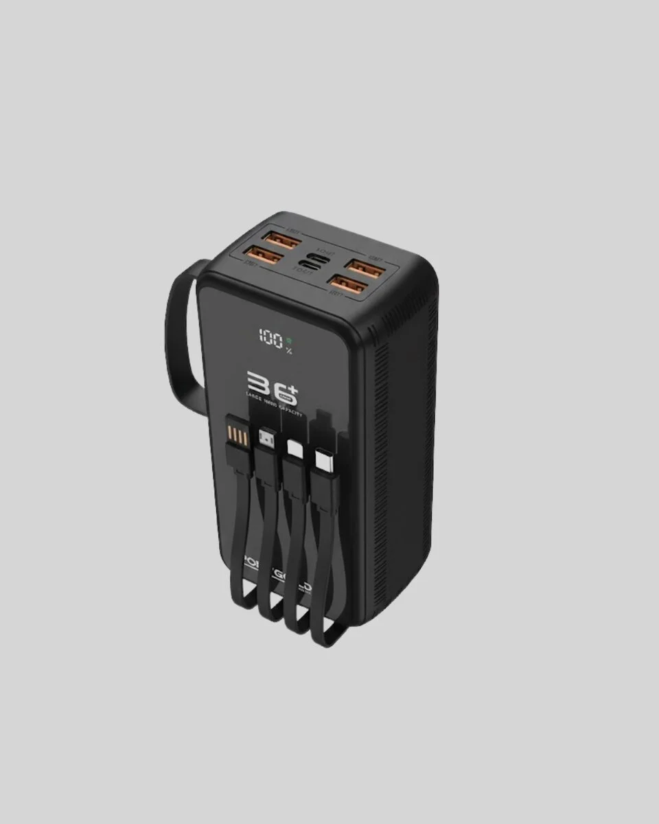 Yüksek Kapasiteli Powerbank Hızlı Şarj ve Kablosuz Destekli