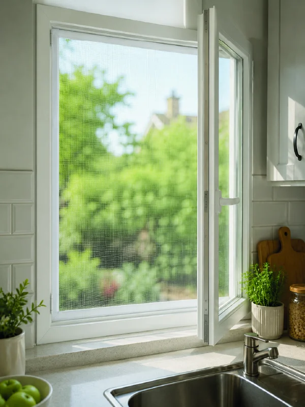 Pencere ve Balkon İçin Tek Kanatlı Kolay Takılan Sineklik