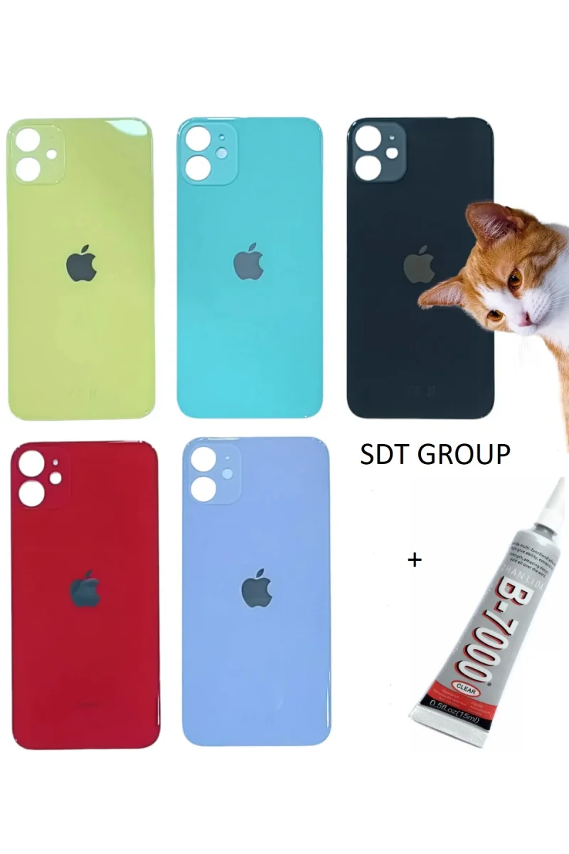 iPhone 11 Arka Batarya Pil Kapağı YEŞİL (B7000 15