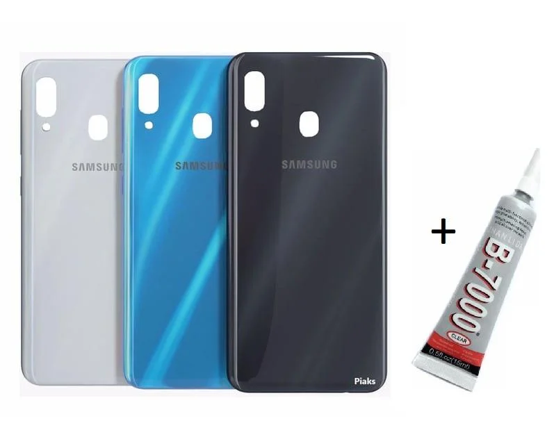 SAMSUNG A20 Arka Batarya Pil Kapağı MAVİ (B7000 15