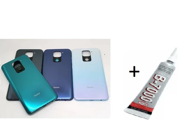 REDMİ NOTE 9 Arka Batarya Pil Kapağı SİYAH (B7000