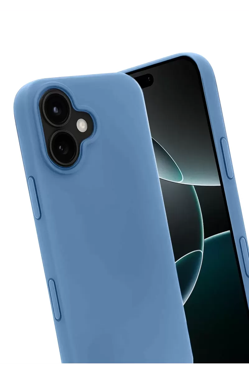 Newface Apple iPhone 17 First Silikon - Mavi