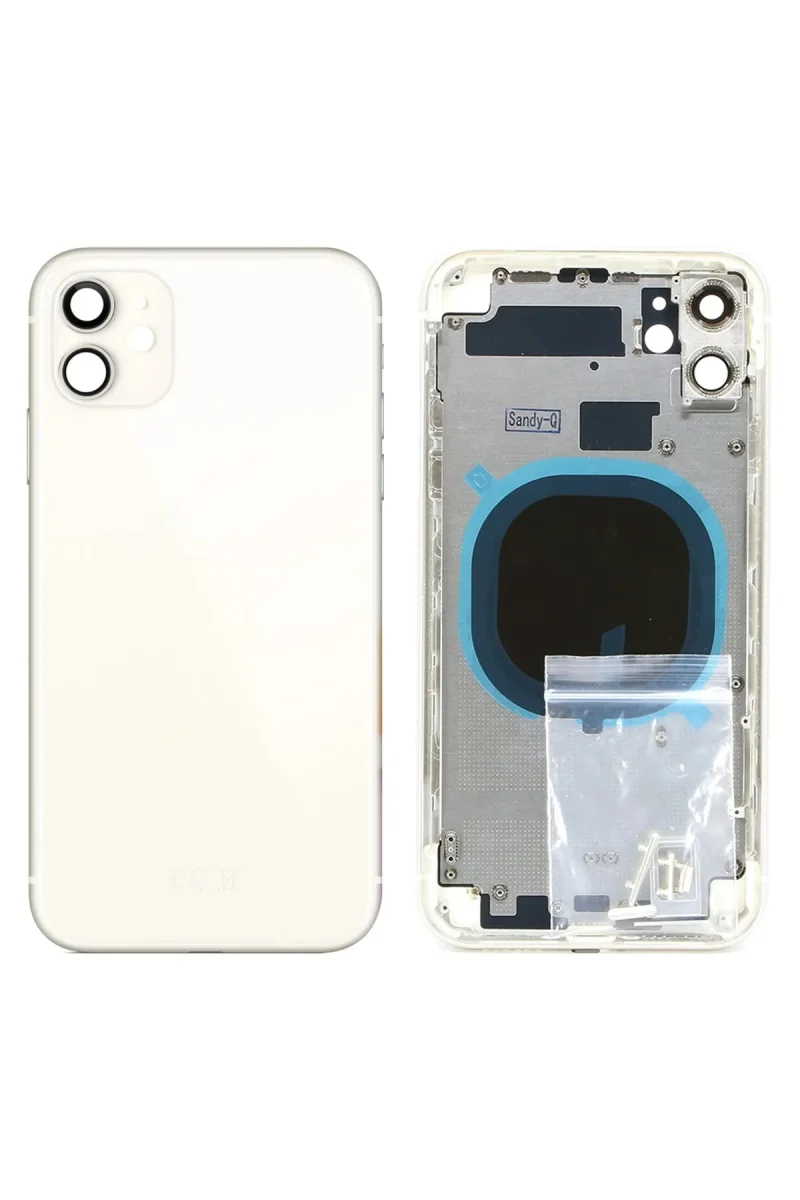Iphone 11 Boş Kasa + Kapak Beyaz