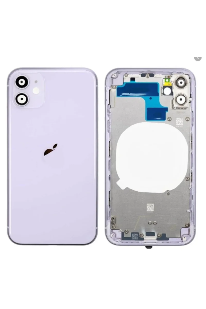 Iphone 11 Boş Kasa + Kapak Mor