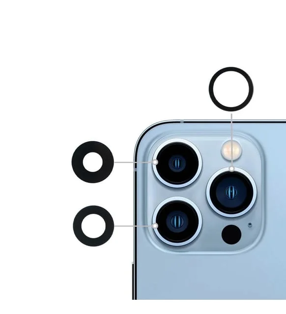 iPhone 13 Pro Kamera Camı Lensi Seti