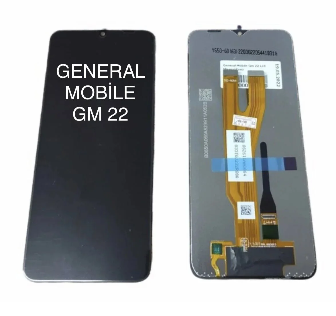 General mobile GM 22 Dokunmatik ekran (Siyah)